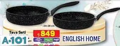 ENGLİSH HOME TAVA SETİ 24/28 CM ENGLİSH HOME TAVA SETİ 24/28 CM